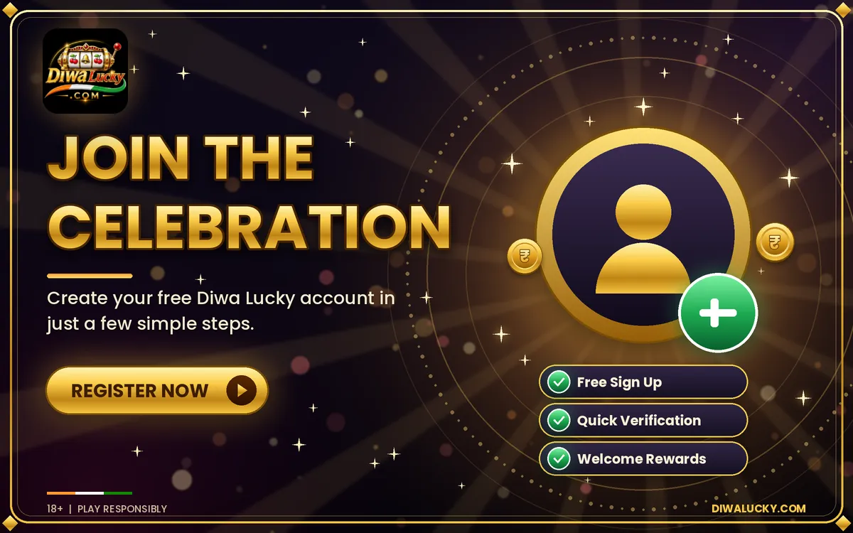 Diwa Lucky registration screen with mobile number and OTP
